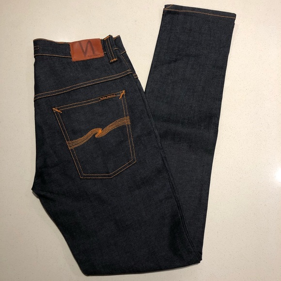 Nudie Jeans. Tape Ted Skinny Jeans. - Picture 1 of 5